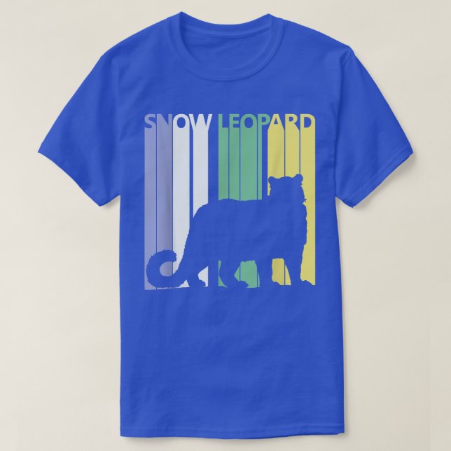 T-shirt Cute léopard des neiges (Design devant)