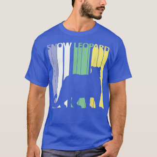 T-shirt Cute léopard des neiges