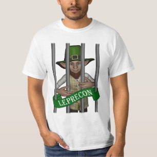 T-shirt Cute leprechaun vert derrière les barreaux
