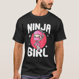 T-shirt Cute Little Ninja Fighter Princess Ninja Girl