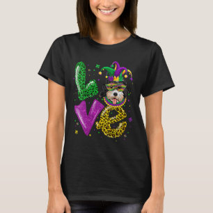 T-shirt Cute Lote Doodle Golden Dog Masque Léopard Mar Pla