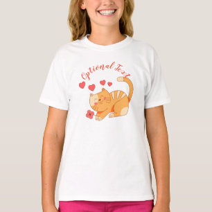 T-shirt Cute Lote Orange Tabby Kitten   