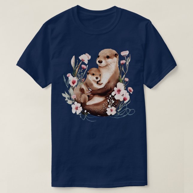 T-shirt Cute loutre 1 (Design devant)
