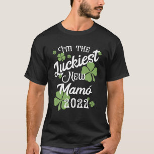 T-shirt Cute Luckiest Nouveau Maman Mamo St patrick Baby 2