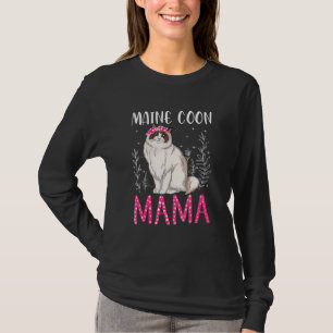 T-shirt Cute Maine Coon Funny Main Coon Mama femmes Mot