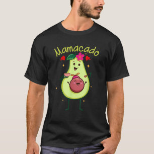T-shirt Cute Mamacado Avoacado Mama Enceinte Mère Pregna
