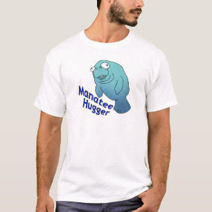 T-shirt Cute Manatee Hugger Cartographier animal