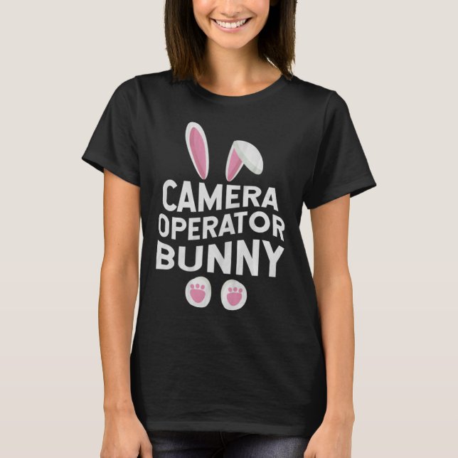 T-shirt Cute Matching Family Easter Day  Camera Operator B (Devant)