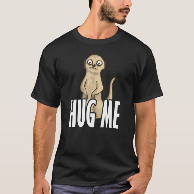 T-shirt cute meerkat (Devant)