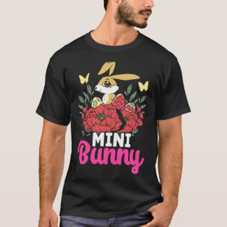 T-shirt Cute Mini Bunny Easter Bunny Eggs Happy Easter