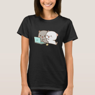 T-shirt Cute Mochi Peach Cat