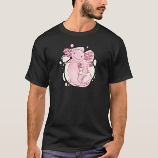 T-shirt Cute Mom & Daughter Axolotl  Kids Girl Women Salam