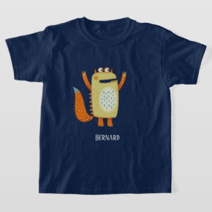 T-shirt Cute Monster Bernard Nom personnalisé
