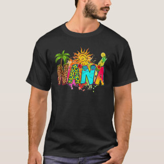 T-shirt Cute Nana Summer Beach Vibes Family Vacation Match