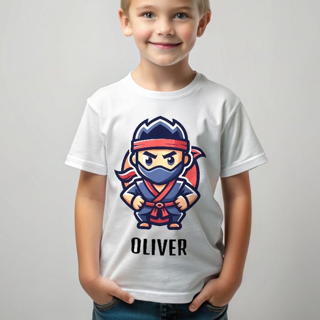 T-shirt Cute Ninja Warrior Personnalisé (Créateur téléchargé)