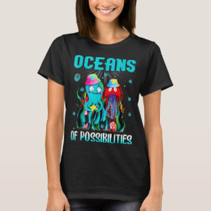 T-shirt Cute Oceans Of Possibilités Lecture Été 2022 J