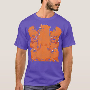 T-shirt Cute Otter Nature Faune Loutres Whimsical
