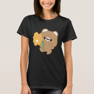 T-shirt Cute Ours Brown Romantique