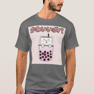 T-shirt Cute Ours Bubble Lait Thé Kawaii Boba Aesthétique
