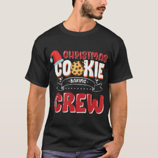 T-shirt Cute pain d'épices Noël Cookie Baking Crew