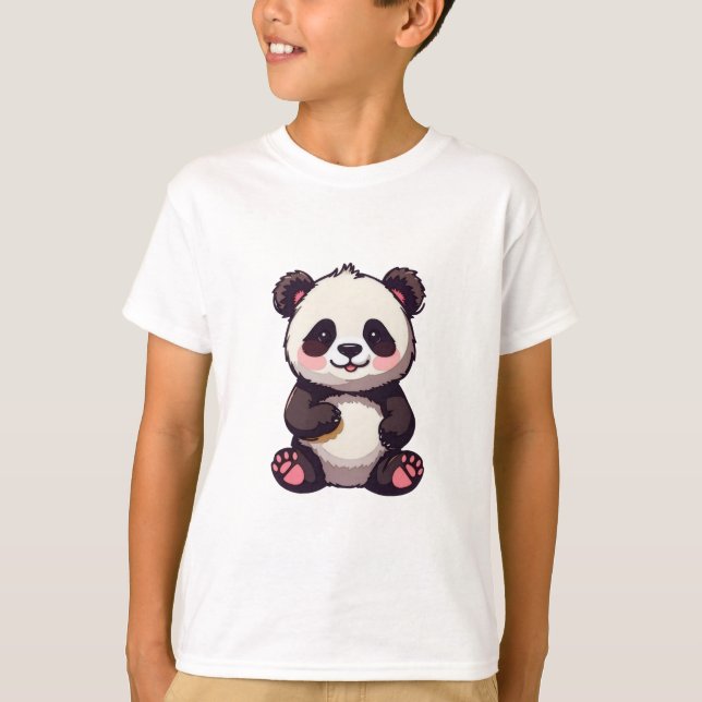 T-shirt Cute Panda (Devant)