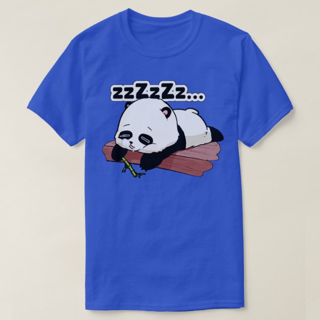 T-shirt Cute panda dormir (Design devant)