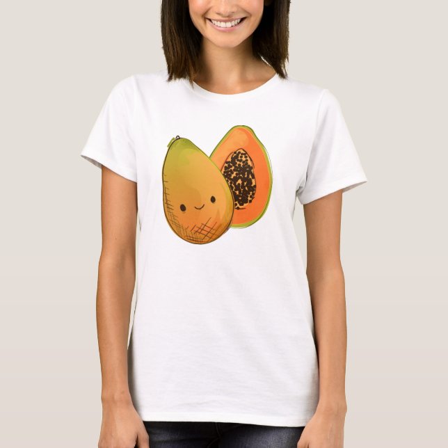 T-shirt Cute Papaya (Devant)
