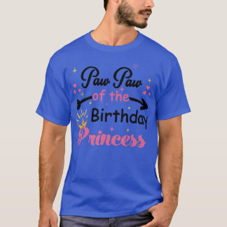 T-shirt Cute Pawpaw de la princesse d'anniversaire, Amusan