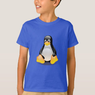 T-shirt Cute Penguin   Logo Linux   Pingouin