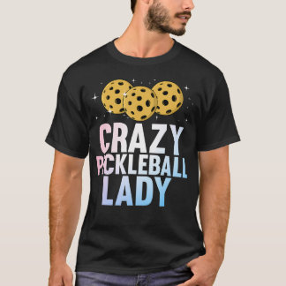 T-shirt Cute Pickleball Art For Women Mom Grandma Pickle B