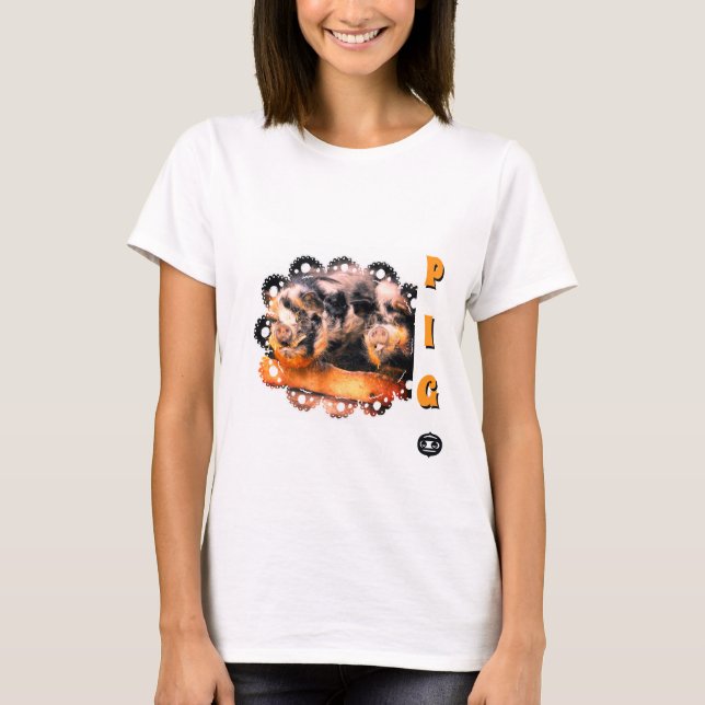 T-shirt Cute Pigs Pig Piggy for a true fan (Devant)