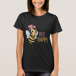 T-shirt Cute Pin-Up Bee "Bee Happy"