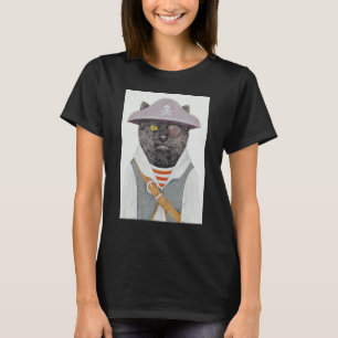 T-shirt Cute Pirate Crâne de chat 4