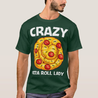 T-shirt Cute Pizza Roll Conception Pour Femmes Maman Pizza