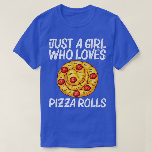 T-shirt Cute Pizza Roll Conception Pour Filles Maman Pizza (Design devant)