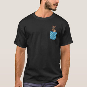 T-shirt Cute Poche Kangaroo Australie Animal Aussie Kang