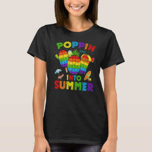 T-shirt Cute Poppin Dans Summer Pop It Fidget Toy Jour Der