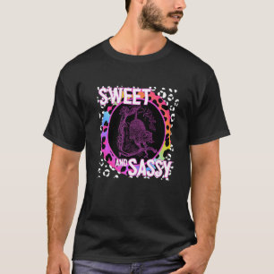 T-shirt Cute Possum 90s Nostalgia Rainbow Empreinte de léo