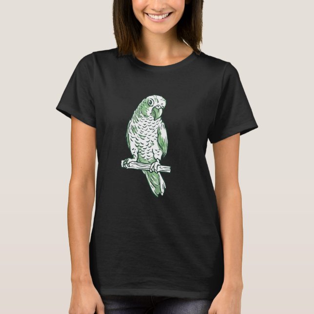 T-shirt Cute pretty parrot (Devant)