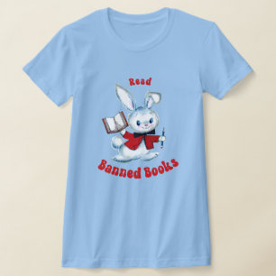 T-shirt Cute Retro Bunny - Lire Livres Interdits