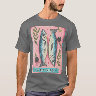 T-shirt Cute Sardine