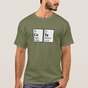 T-shirt Cute Science Geek College Nerd