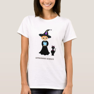 T-shirt Cute scientifique et chat