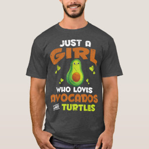 T-shirt Cute Sea Animal Avocado Amoureux Filles Femmes Oce