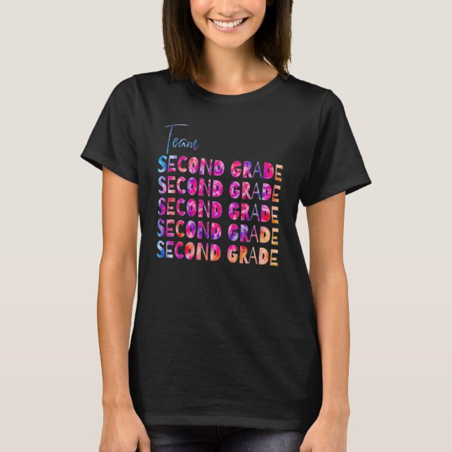 T-shirt Cute Second Grade Teachers Back to School Team Sec (Devant)