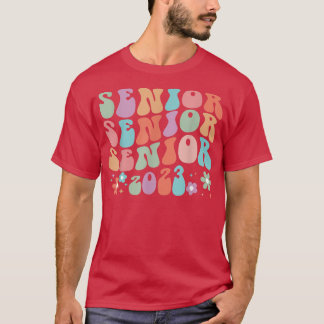 T-shirt Cute Senior 2023 Classe de 2023 Retour à l'école C