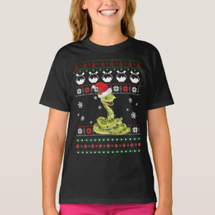 T-shirt Cute serpent laide doux Noël Light Pyjama