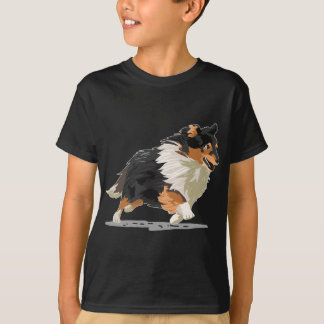 T-shirt Cute Sheltie Shetland Sheepdog Agility Chien Sport