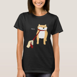 T-shirt Cute Shiba Inu Chemise Nope - Doge Meme B