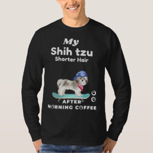 T-shirt Cute ‘shih Tzu Cheveux Courtes Pour Les Mères Et L